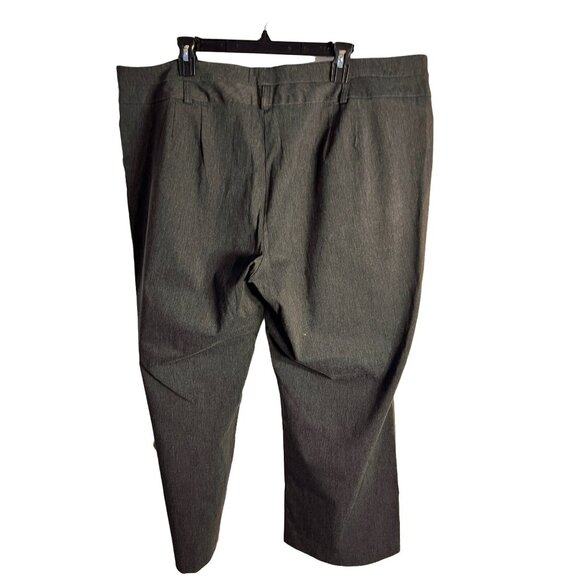 Lane Bryant Size 24 Petite Rayon Polyester Stretch Plus Pants Grey Sku 1049 - Picture 6 of 7